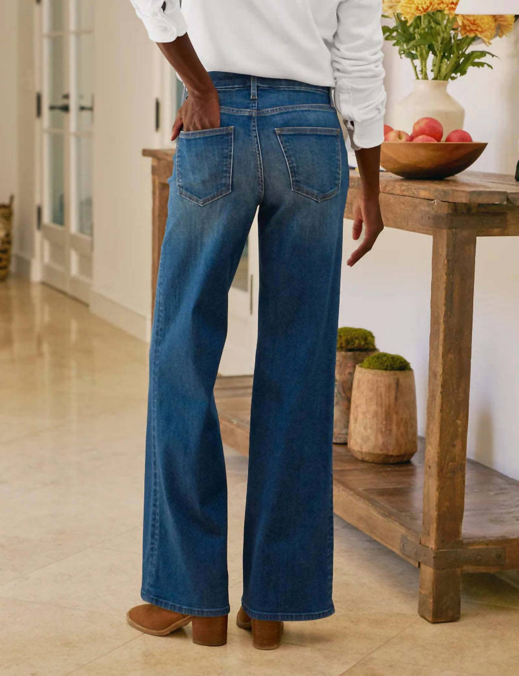 Frank & Eileen - East Galway Long Gaucho Jeans