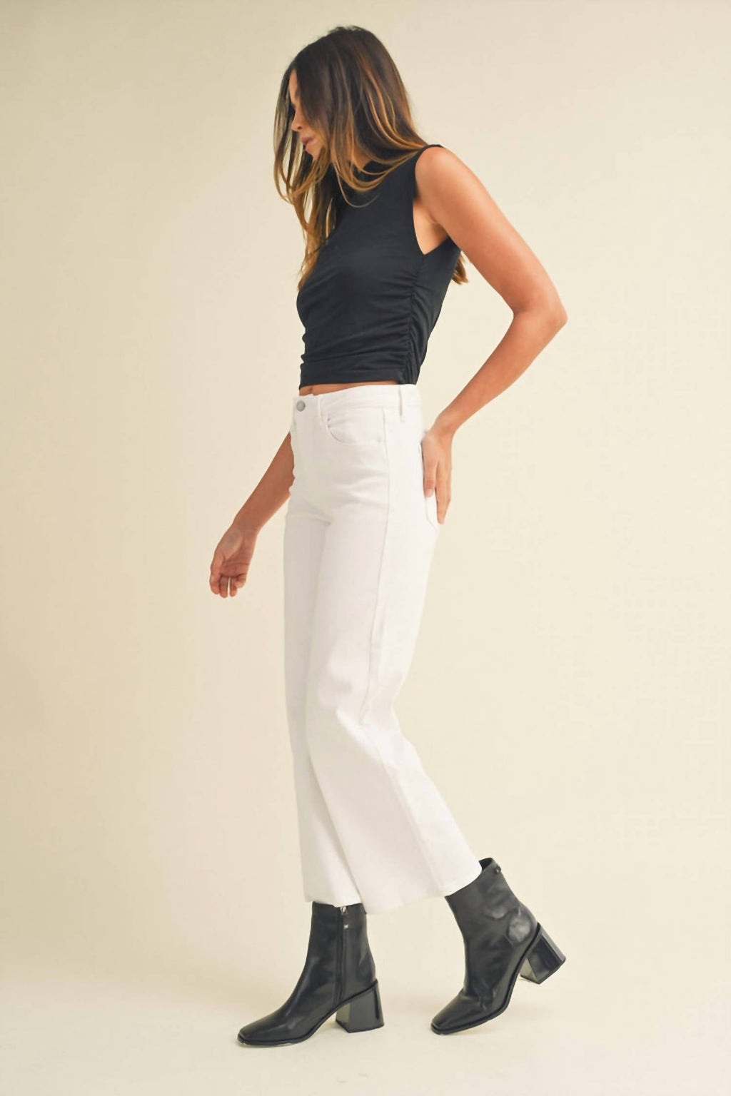 Just Black Denim - Classic Wide Leg Jeans