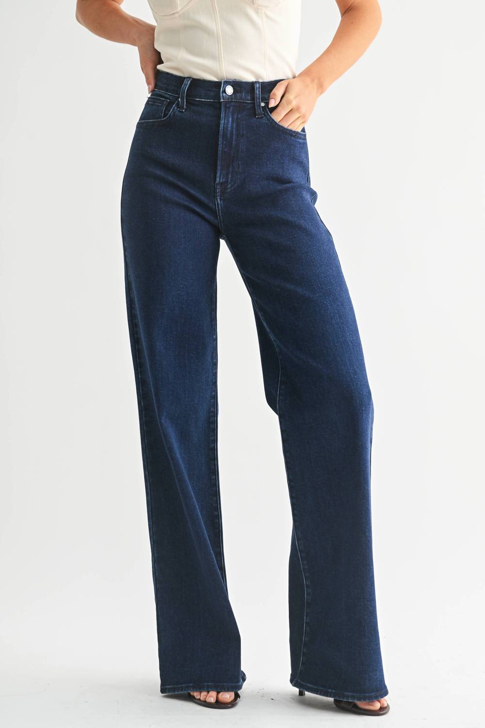 Just Black Denim - Palazzo Jean