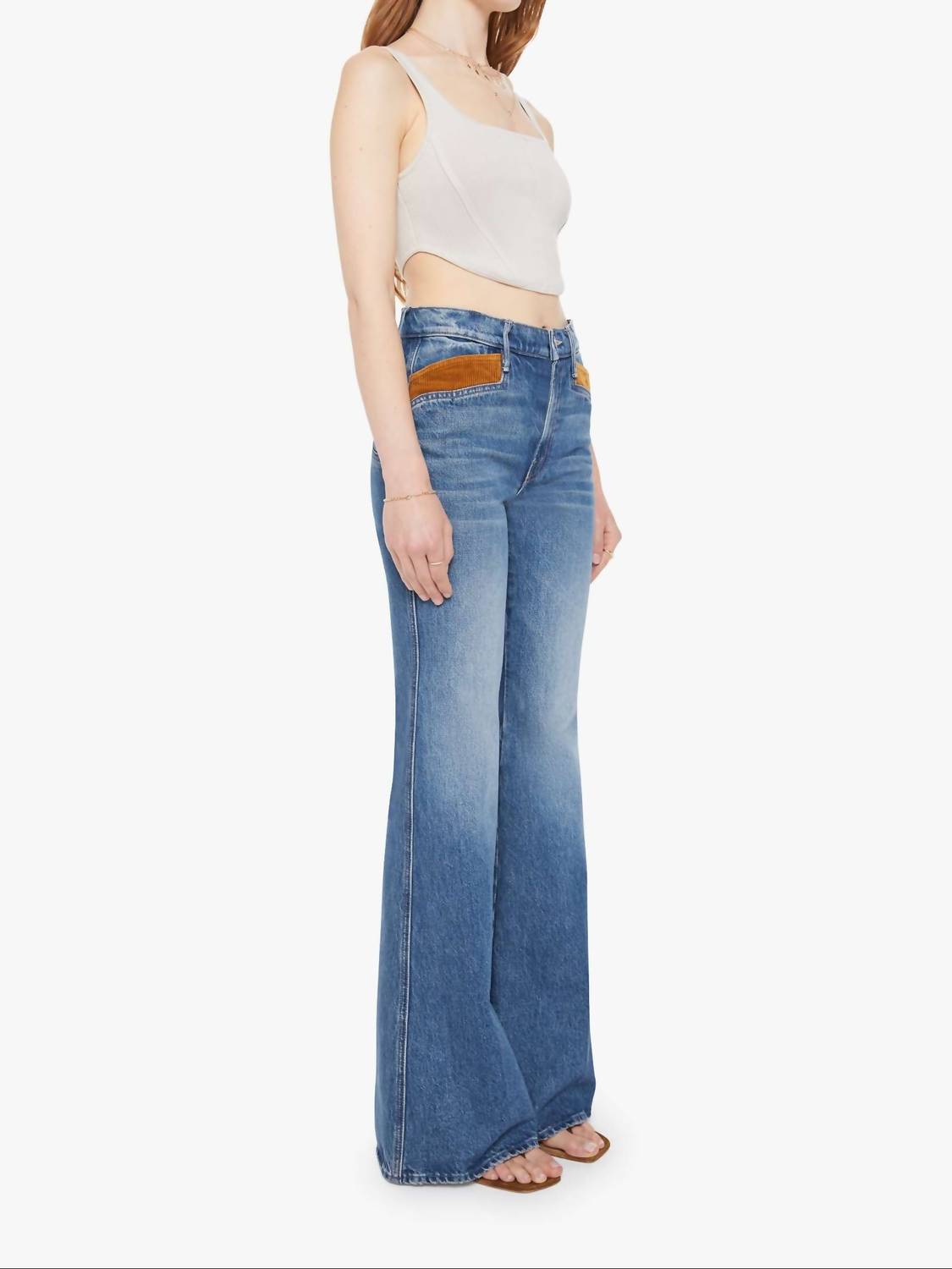 Mother - The Pointy Pocket High-rise Flare Jeans