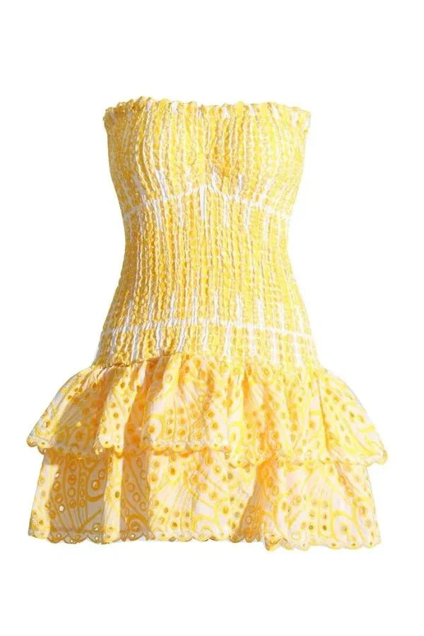 Starla Strapless Summer Mini Dress