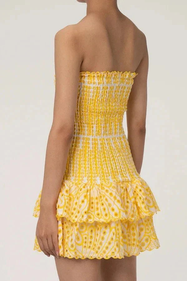 Starla Strapless Summer Mini Dress