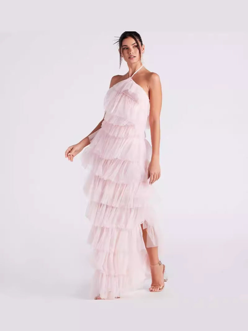 Party Pink Maxi Dress
