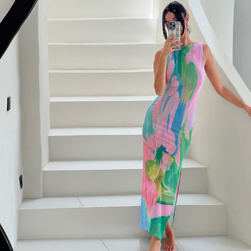 Nola | Pastel Maxi Dress