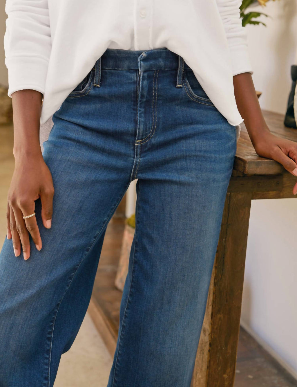 Frank & Eileen - East Galway Long Gaucho Jeans