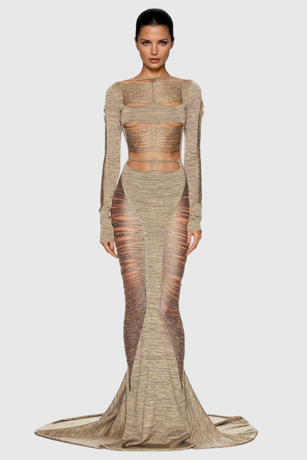 Doubravka Backless Cutout Maxi Dress