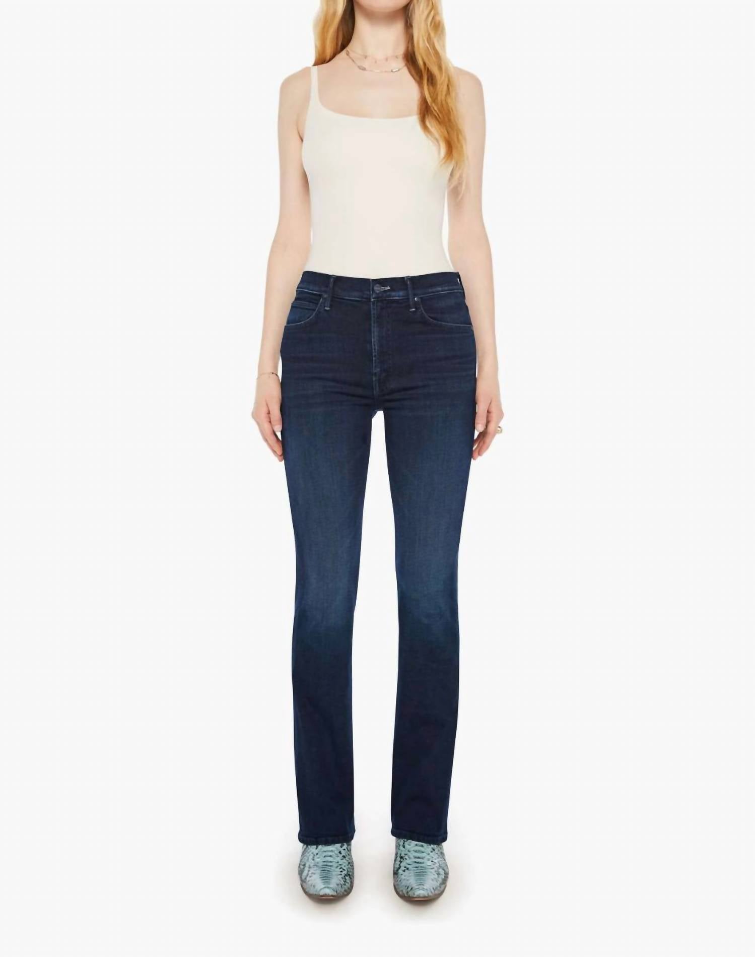 Mother - Mid Rise Smokin Skimp Flared Leg Jeans