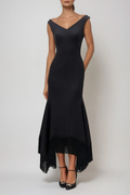 Domas Off Shoulder Fringe Maxi Dress