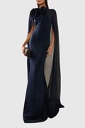 Dezirinda Flower Shawl Maxi Dress