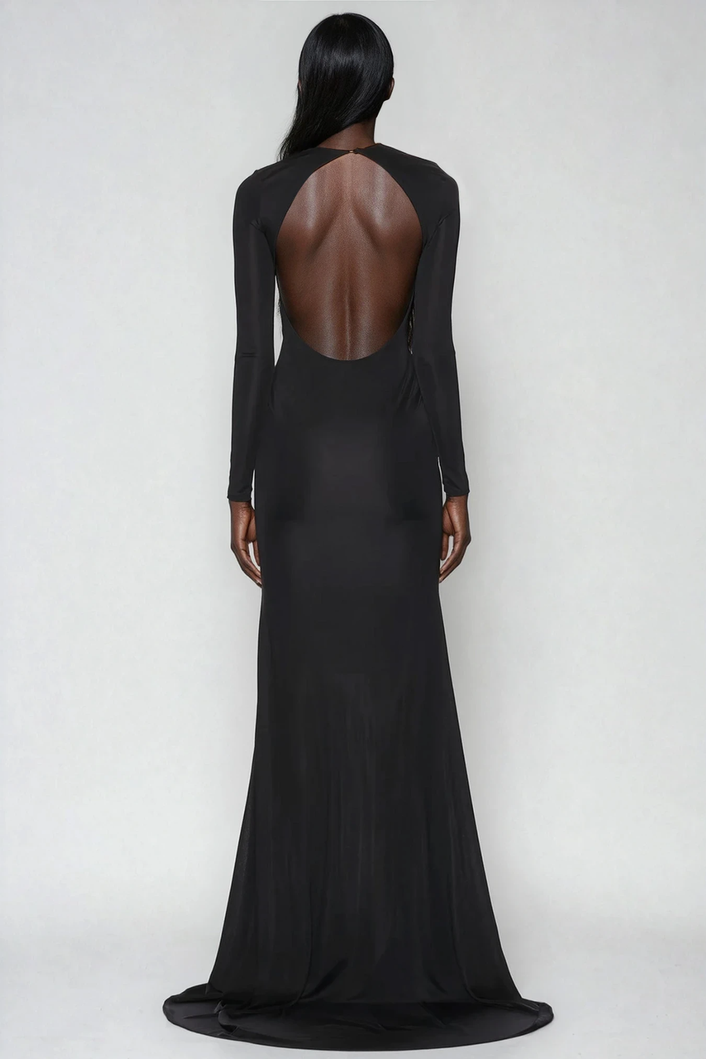 Dimka Backless Embellished Maxi Dress