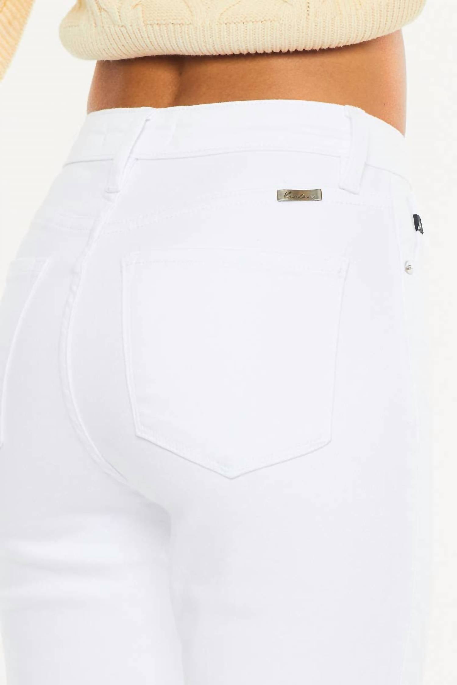 Kancan - High Rise Slim Straight Jeans