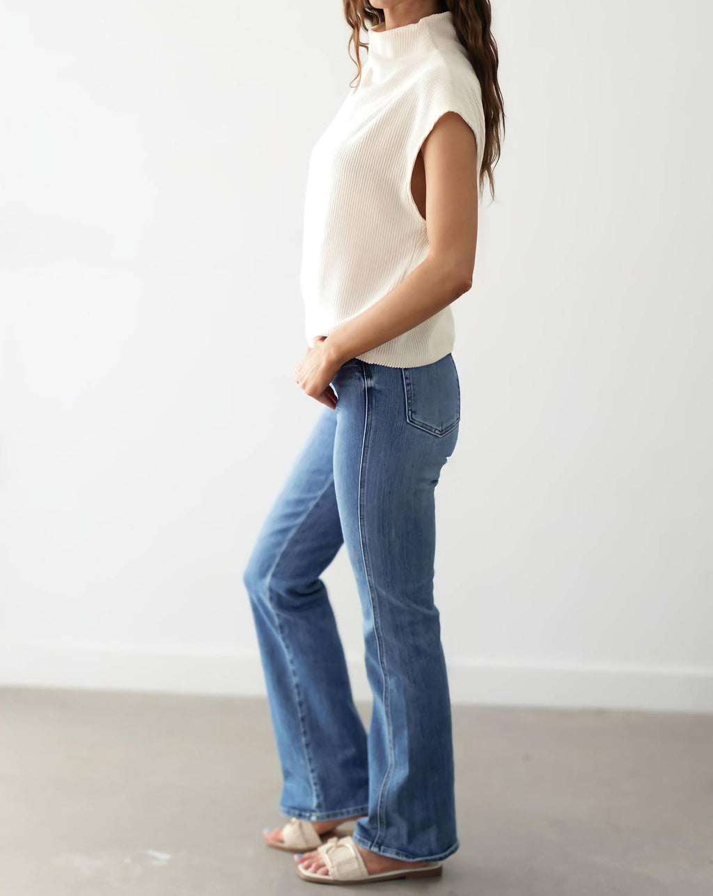 Just Black Denim - Levi Seamed Bootcut Jeans