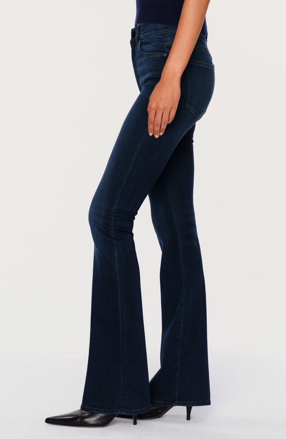Dl1961 - Women'S - Bridget Boot Cut High Rise Instasculpt Crop Released Jeans