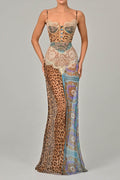 Whispers of the Wild – Waist-Tied Maxi Dres