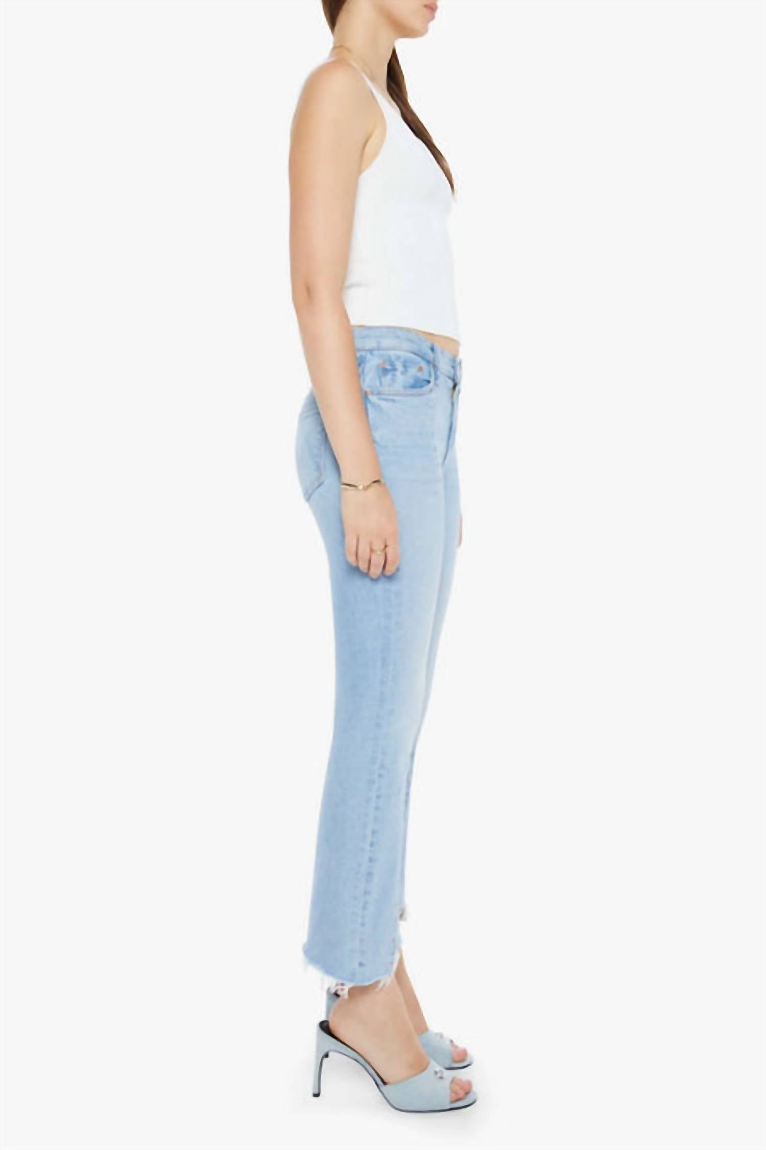 Mother - Insider Crop Pointy Fray Jeans