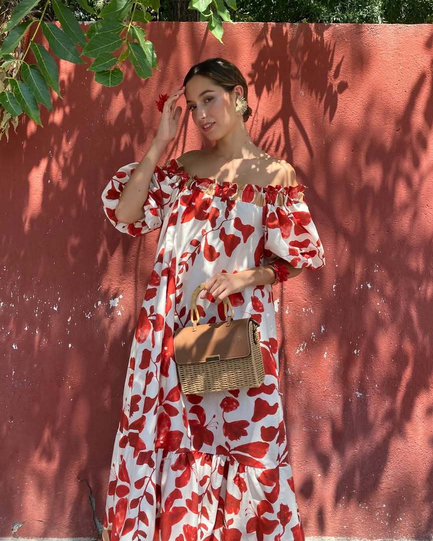 Off Shoulder Maxi Dress