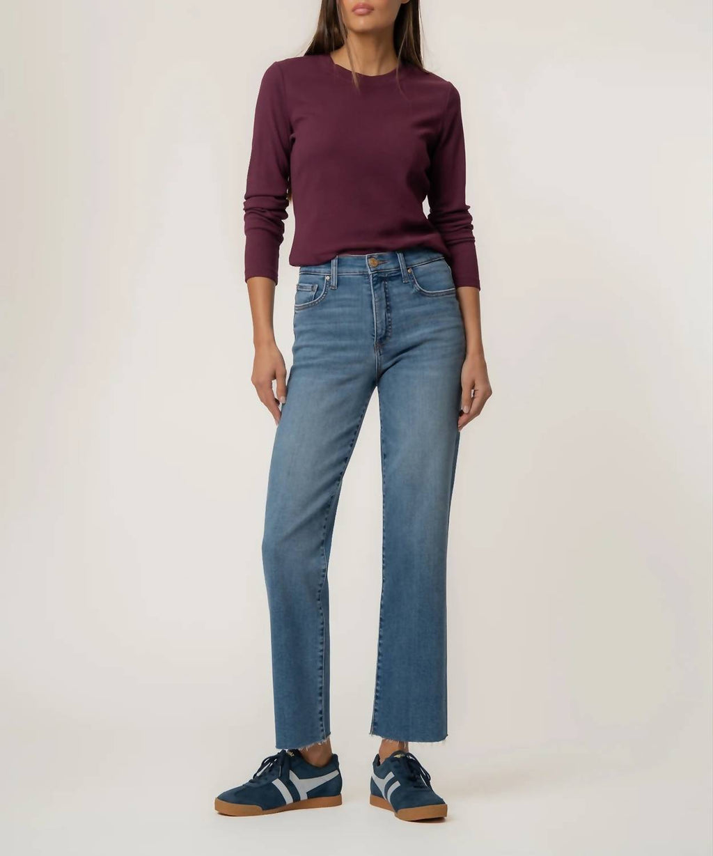 Kut From The Kloth - Avery High Rise Straight Leg Jeans