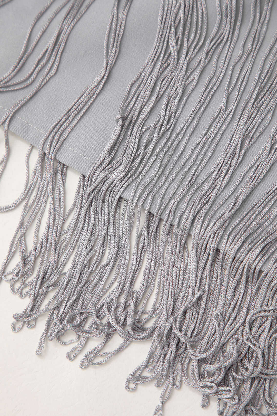 Fringe Hem Tube Top And Mini Skirt Set