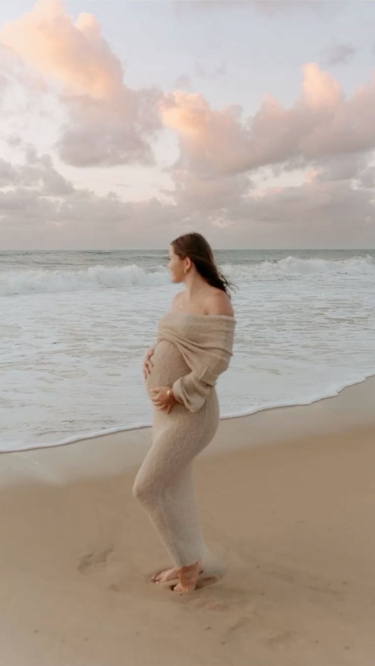 Nayara | Maternity Elegant Off Shoulder Maxi Dress