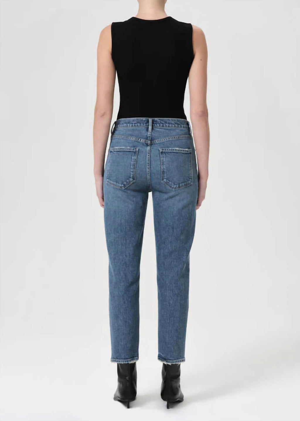 Agolde - Riley High Rise Straight Crop Jean