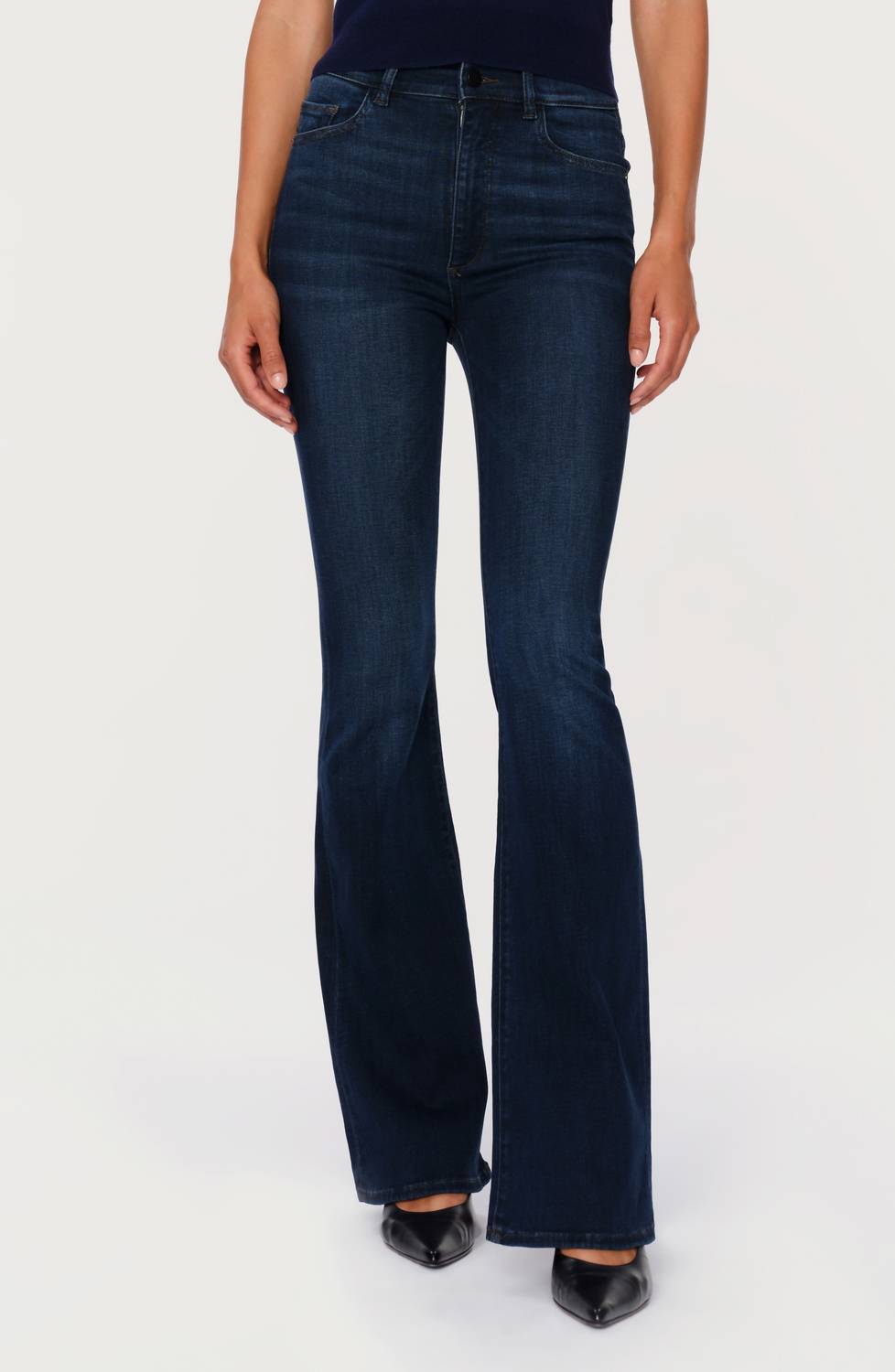 Dl1961 - Women'S - Bridget Boot Cut High Rise Instasculpt Crop Released Jeans