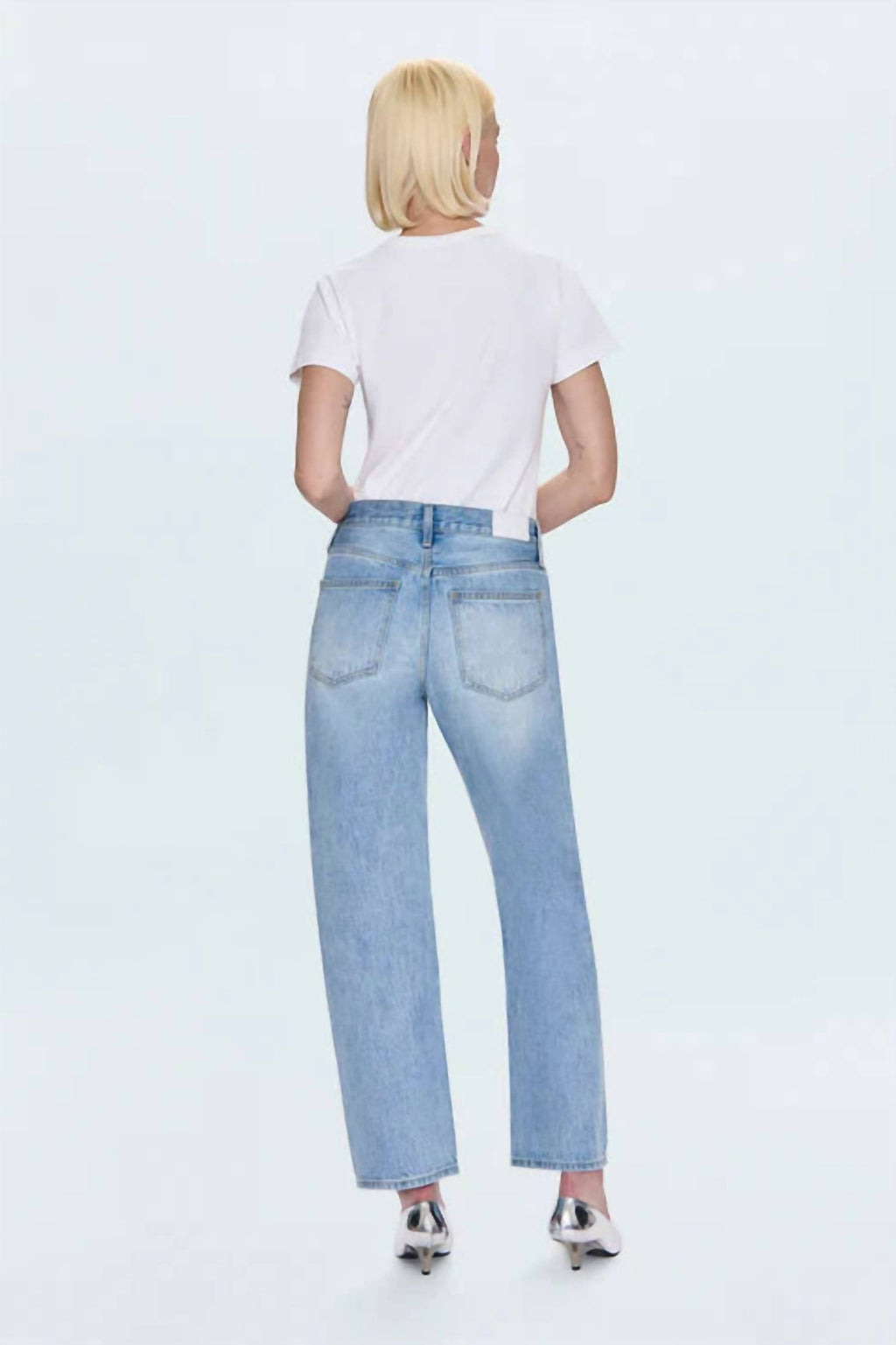 Pistola - Lexi Mid Rise Bowed Straight Jean