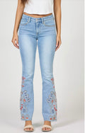 Dear John Denim - Jaxton Mid Rise Embroidery Jean