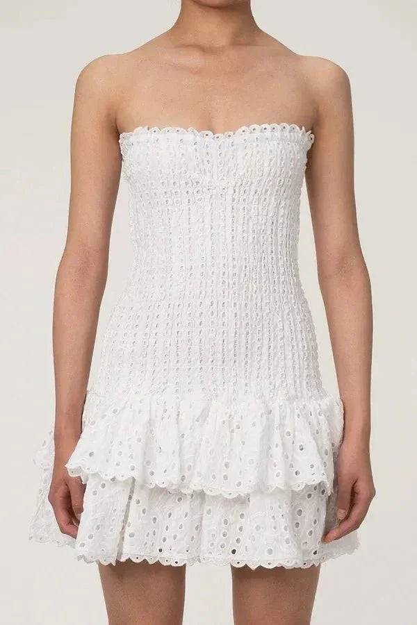 Starla Strapless Summer Mini Dress