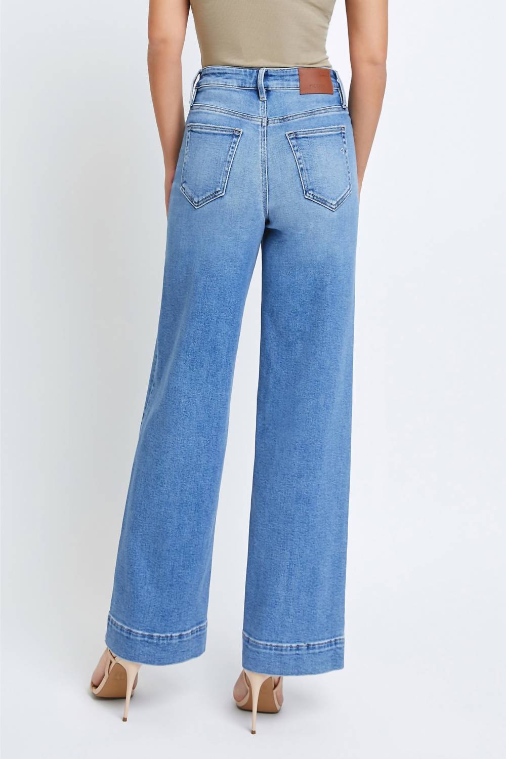 Hidden - Nori Front Pocket Wide Leg Jeans