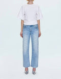 Pistola - Lexi Mid Rise Bowed Straight Jean