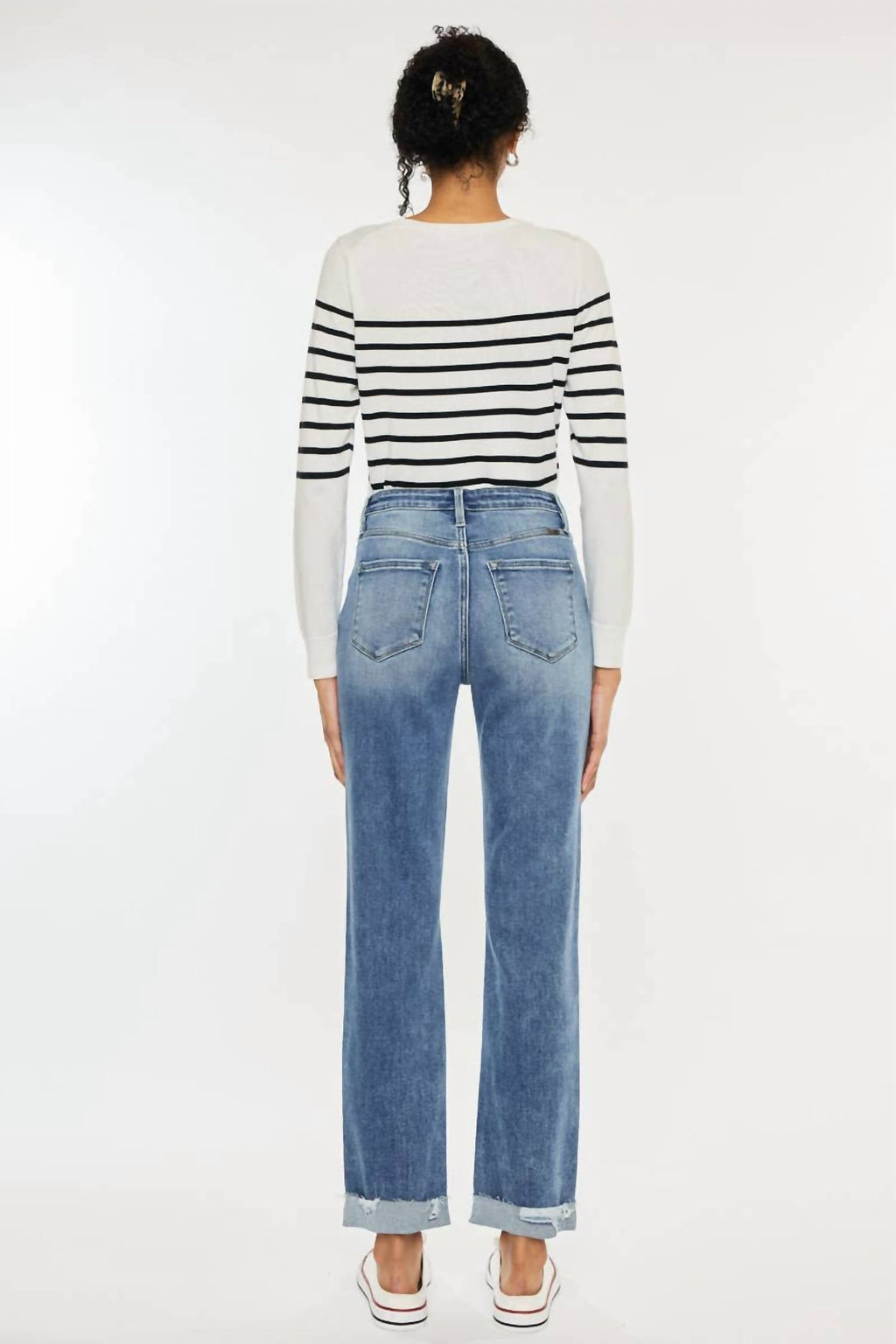 Kancan - Kiana High Rise Slim Straight Jeans