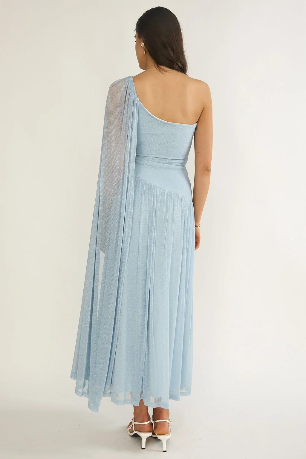 Bristol Shimmer Maxi Dress - Blue