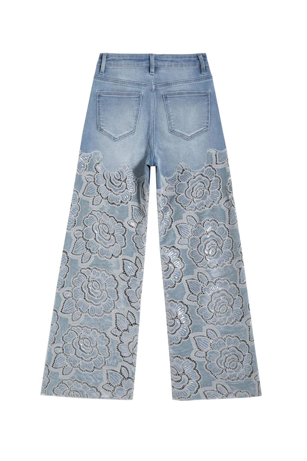 Bayeas - Retro Wide Leg Jeans
