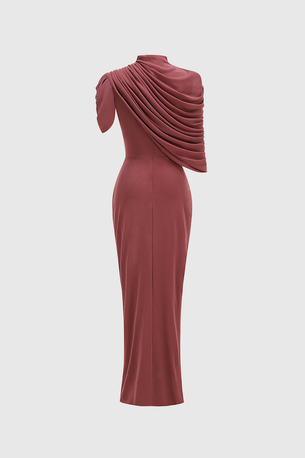 Dumitrita Draped Shawl Maxi Dress