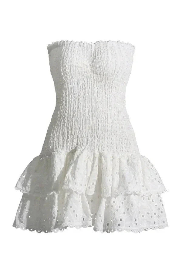 Starla Strapless Summer Mini Dress