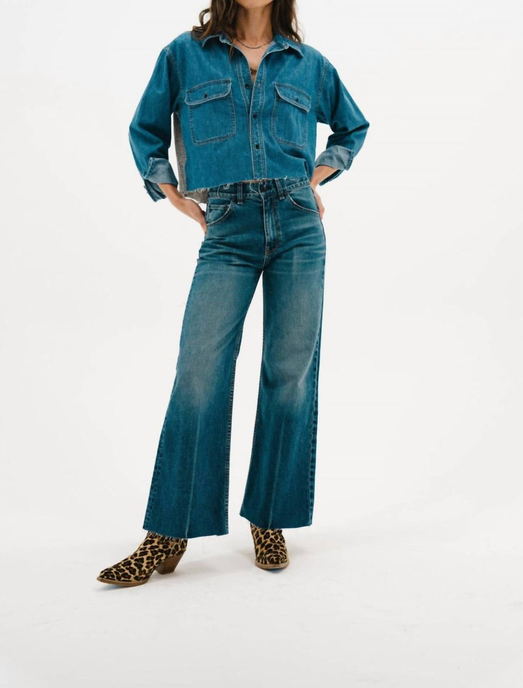 Askk Ny - Mercer High Rise Wide Leg Jean