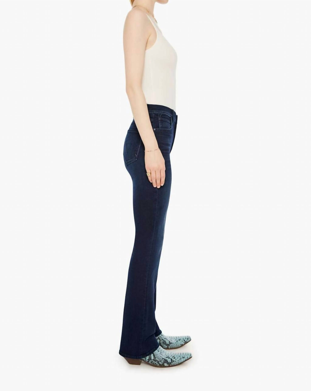 Mother - Mid Rise Smokin Skimp Flared Leg Jeans