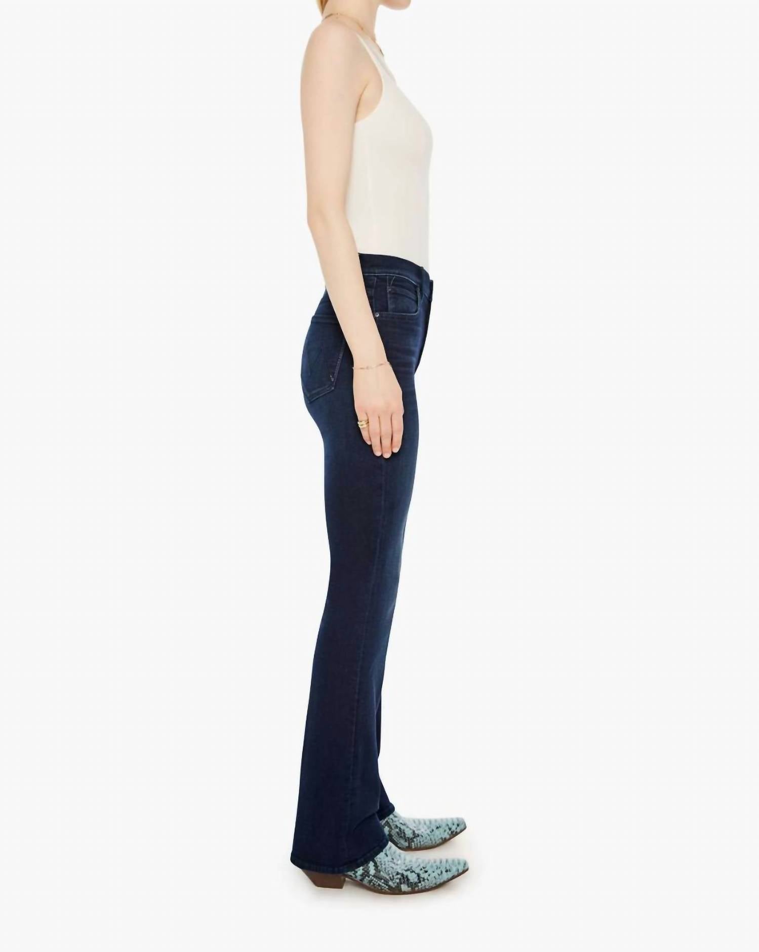 Mother - Mid Rise Smokin Skimp Flared Leg Jeans
