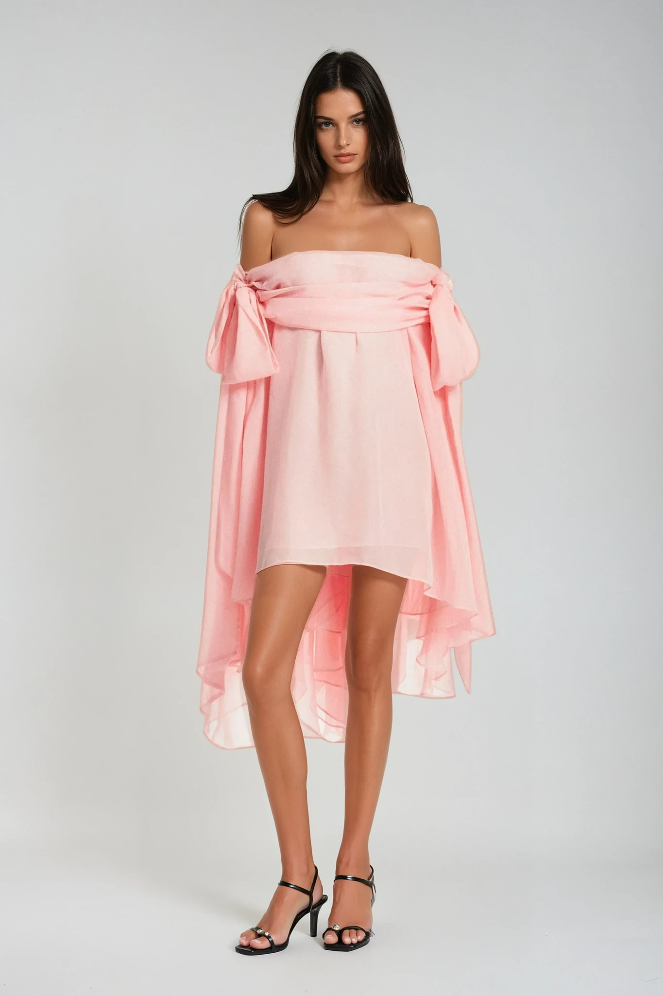 Bejama Off Shoulder Mini Dress & Shorts Set