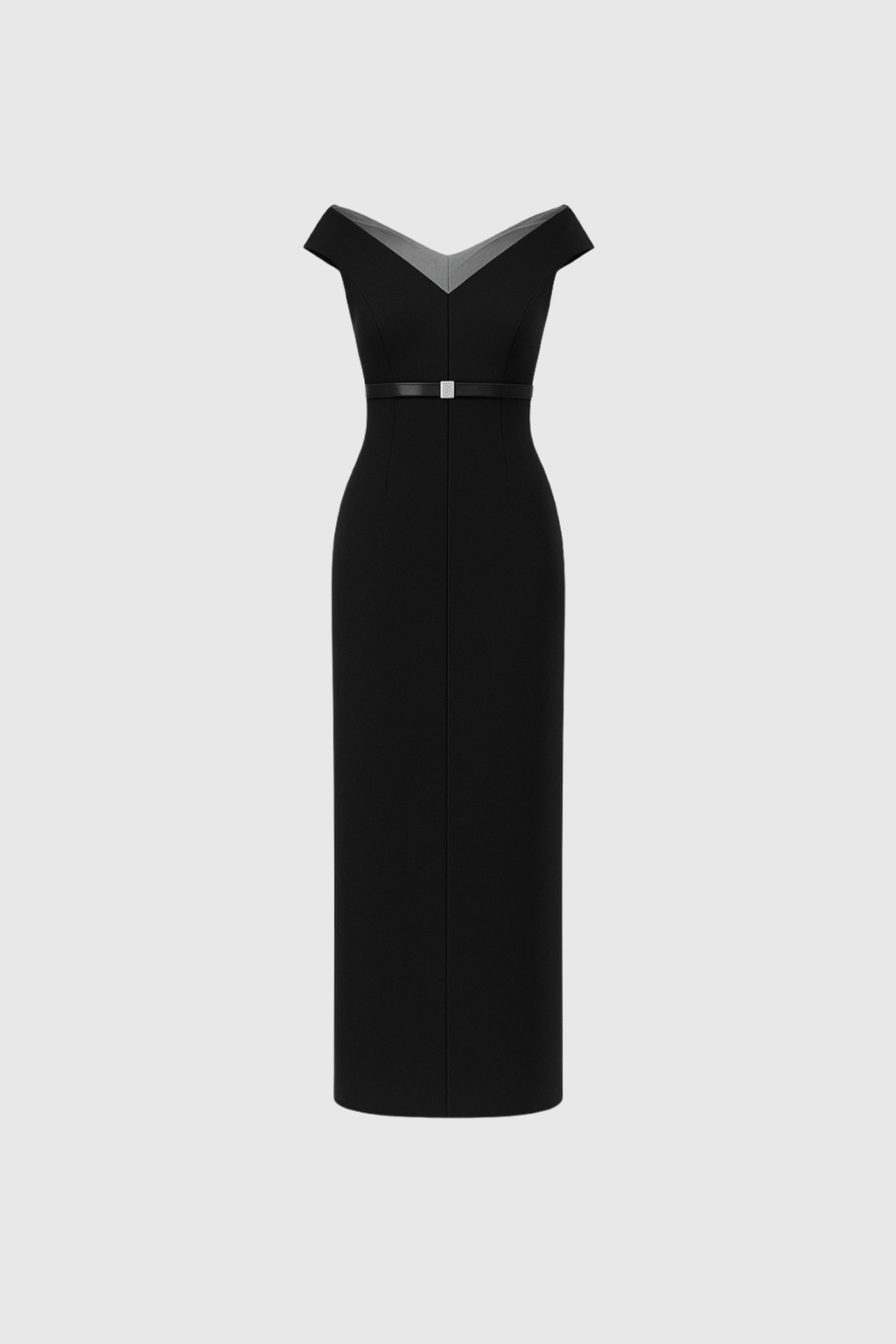 Domagoj Off Shoulder Bodycon Maxi Dress In Black