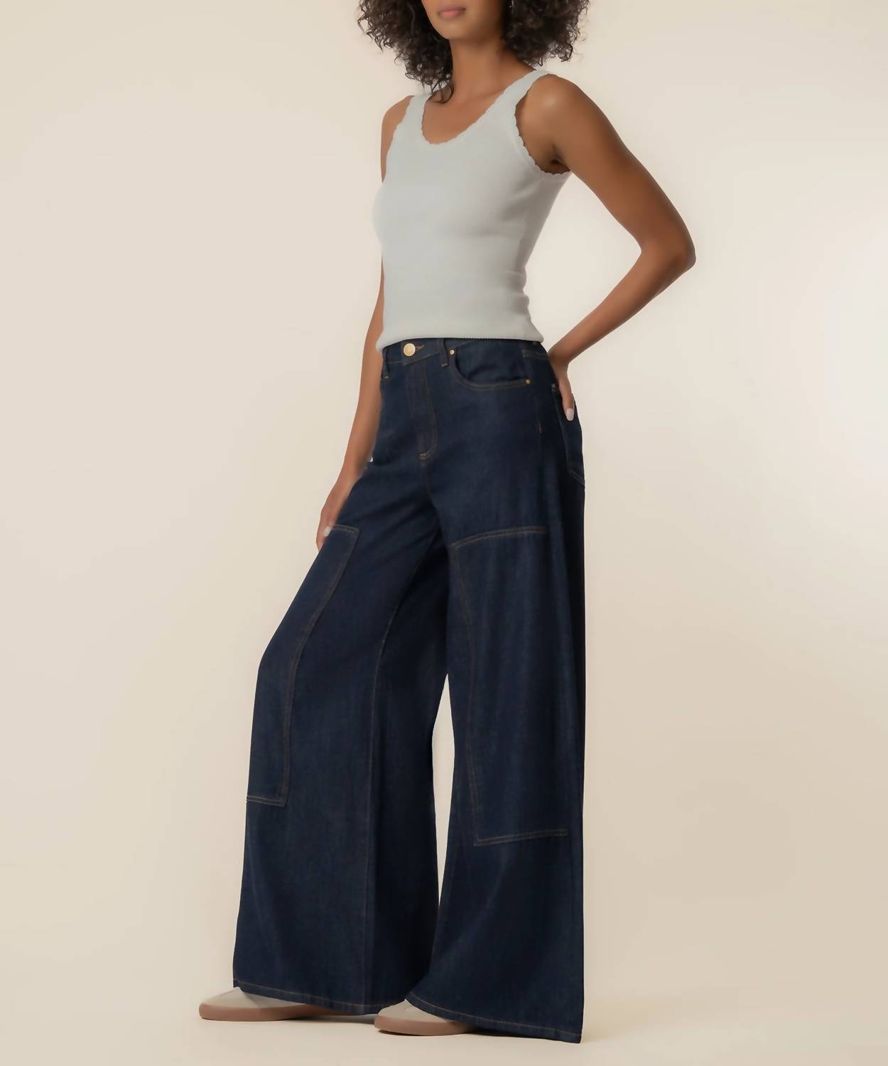 Kut From The Kloth - Blake High Rise Slouchy Wide Straight Jeans