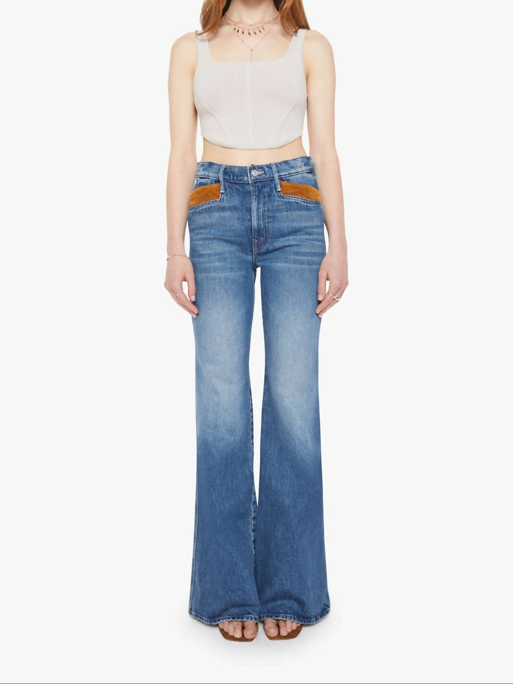 Mother - The Pointy Pocket High-rise Flare Jeans