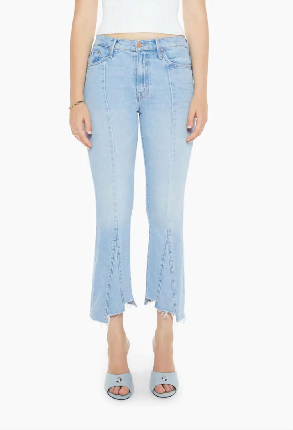 Mother - Insider Crop Pointy Fray Jeans