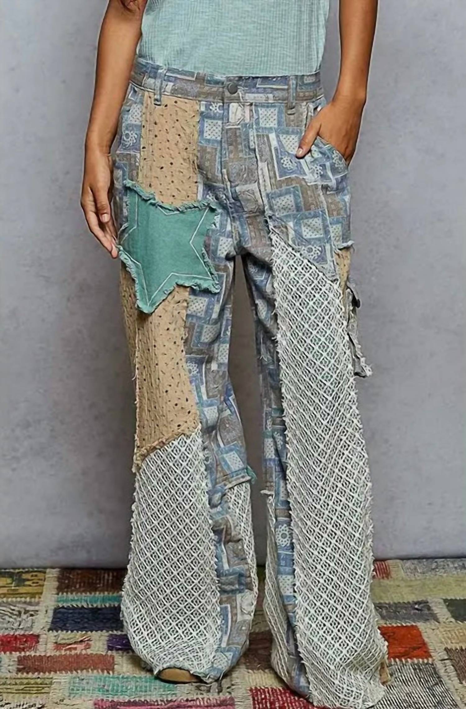 Pol - Spring Patchwork Pants