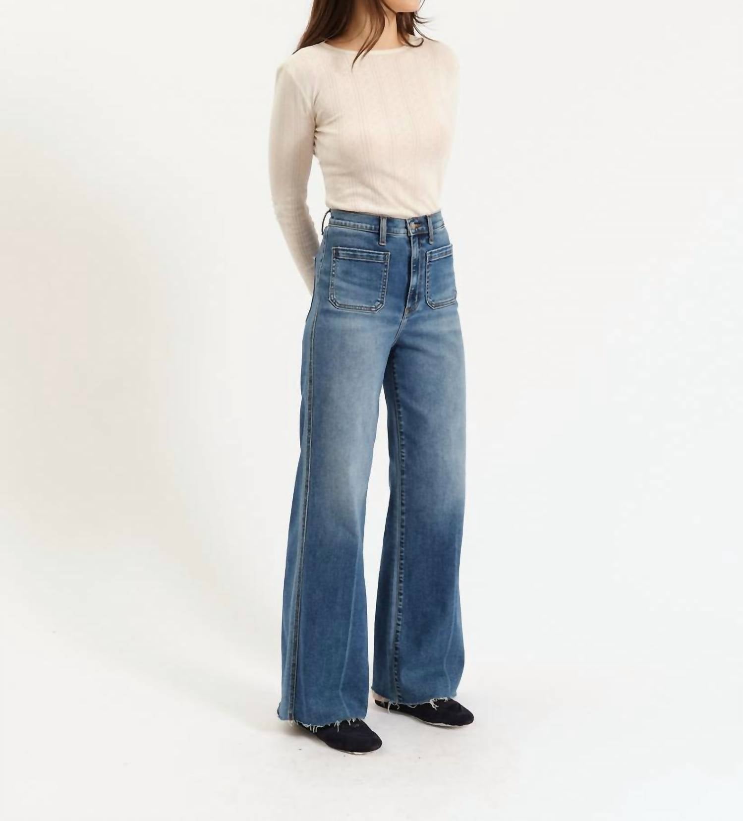 Daze - Far Out High Rise Wide Leg Jeans