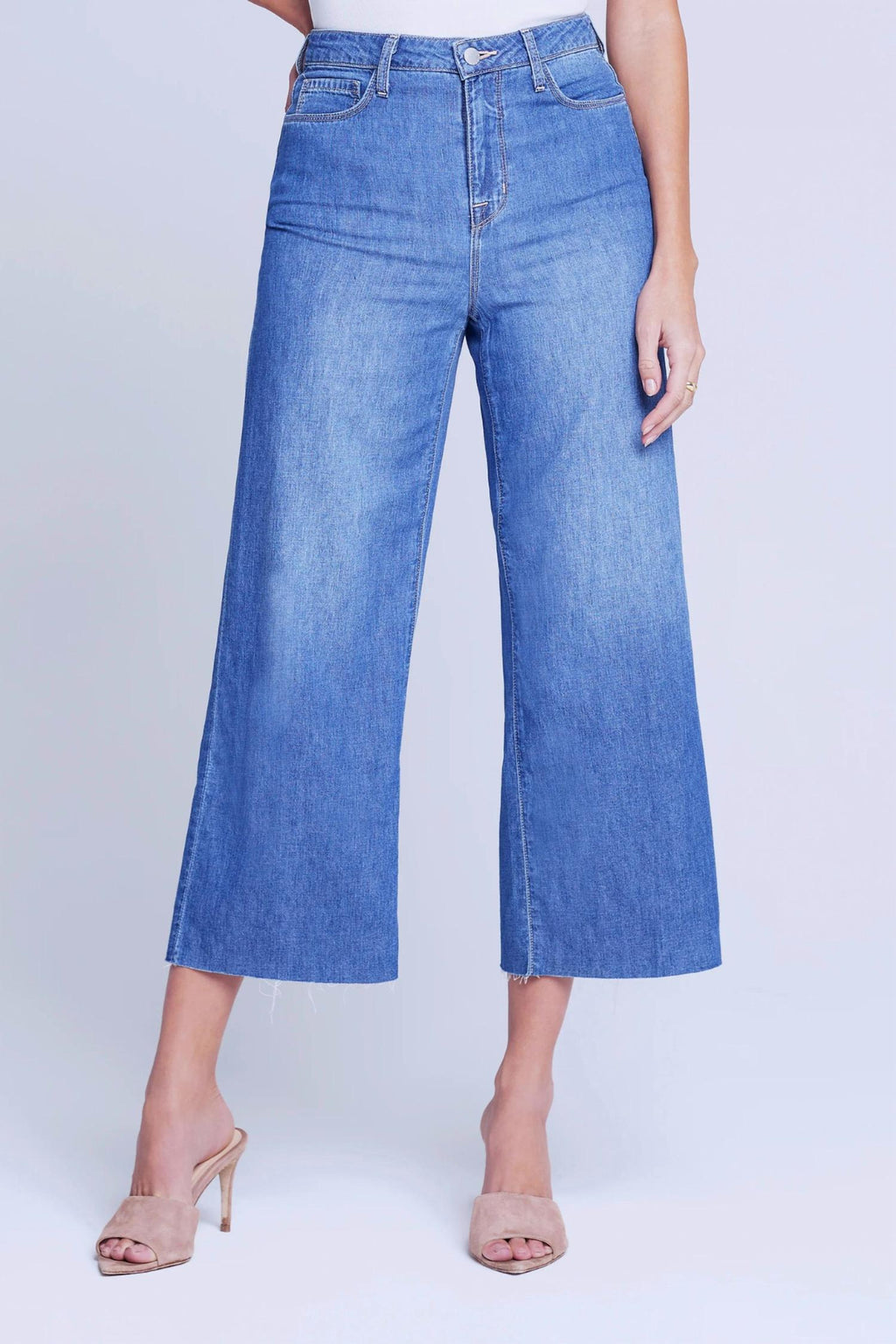 L'Agence - Danica High Rise Cropped Wide Leg Jean