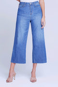 L'Agence - Danica High Rise Cropped Wide Leg Jean