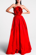 Aldar Floral Strapless Maxi Dress