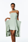 Amaro Deconstruct Ruch Mini Dress