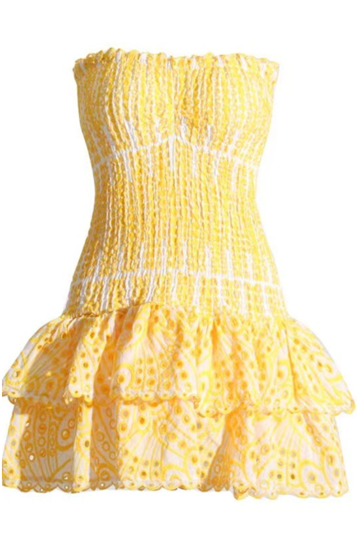 Anya | Ruffle Mini Dress